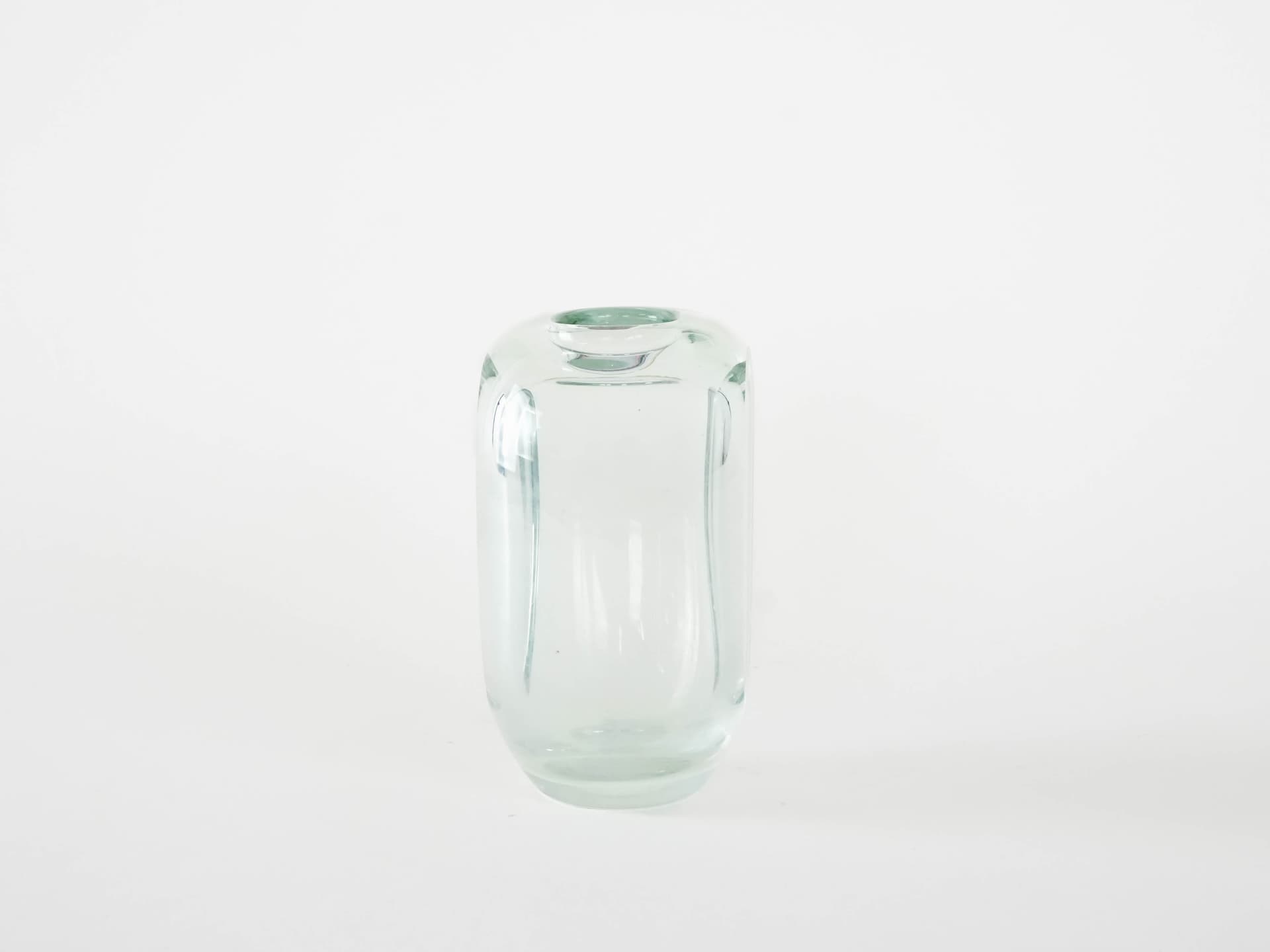 Vase, transparent glass, Holmegaard, Denmark, 1960s. - 173710