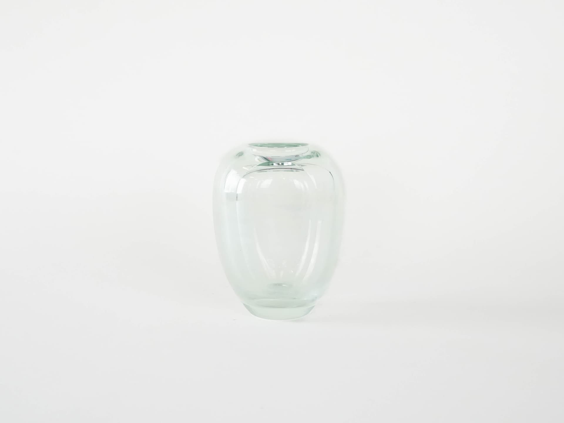 Vase, transparent glass, Holmegaard, Denmark, 1960s. - 173708