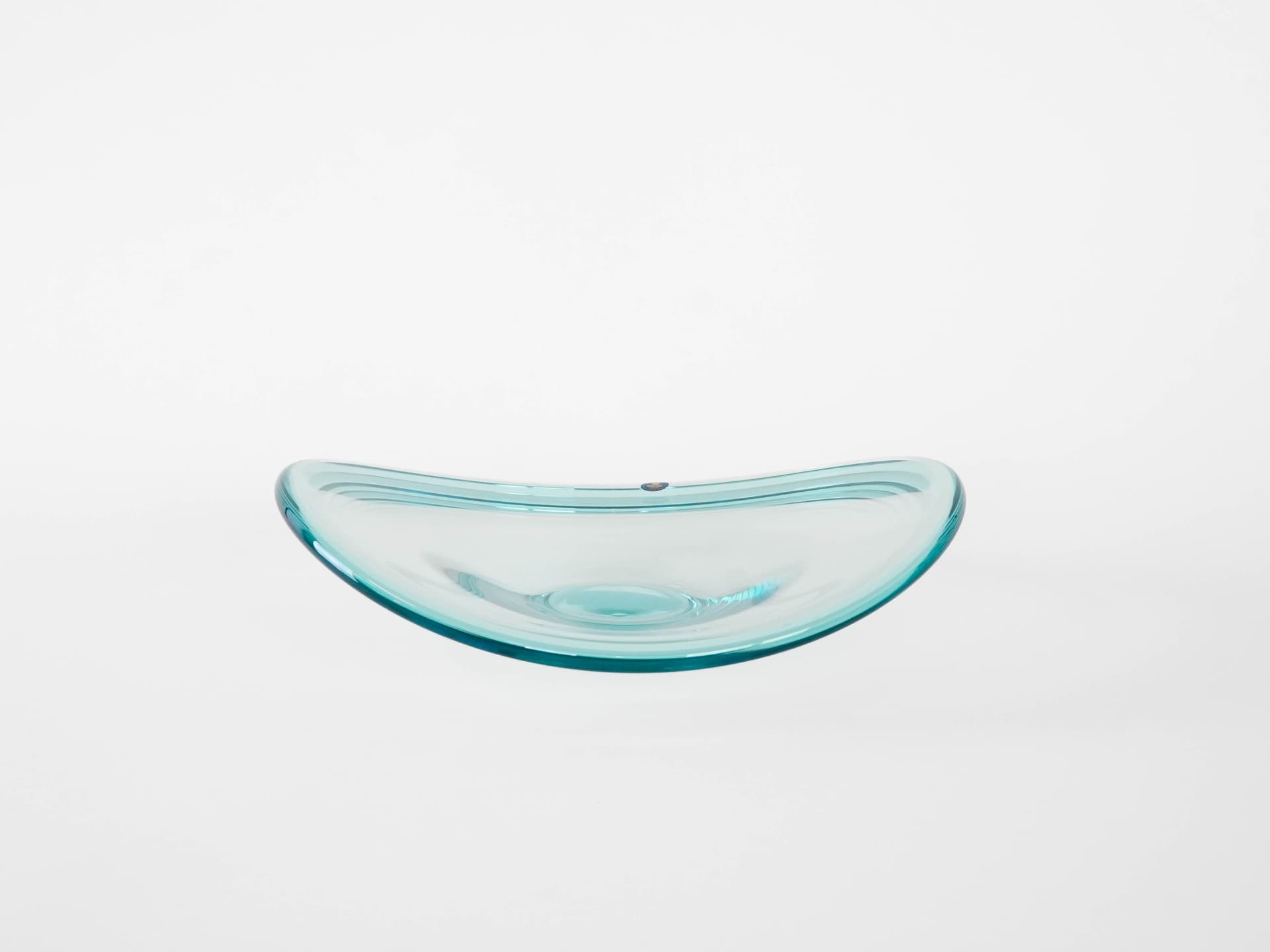 Centerpiece, transparent crystal, Royal Copenhagen, Denmark, 1960s. - 173715