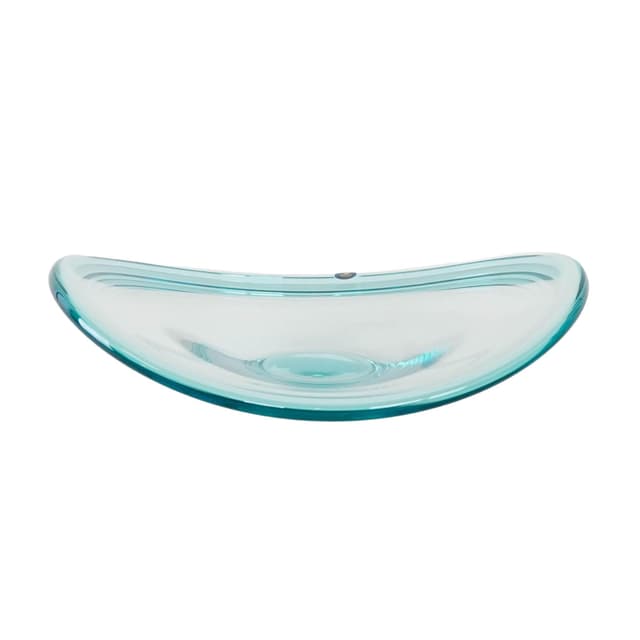 Centerpiece, transparent crystal, Royal Copenhagen, Denmark, 1960s. - DIMENSION