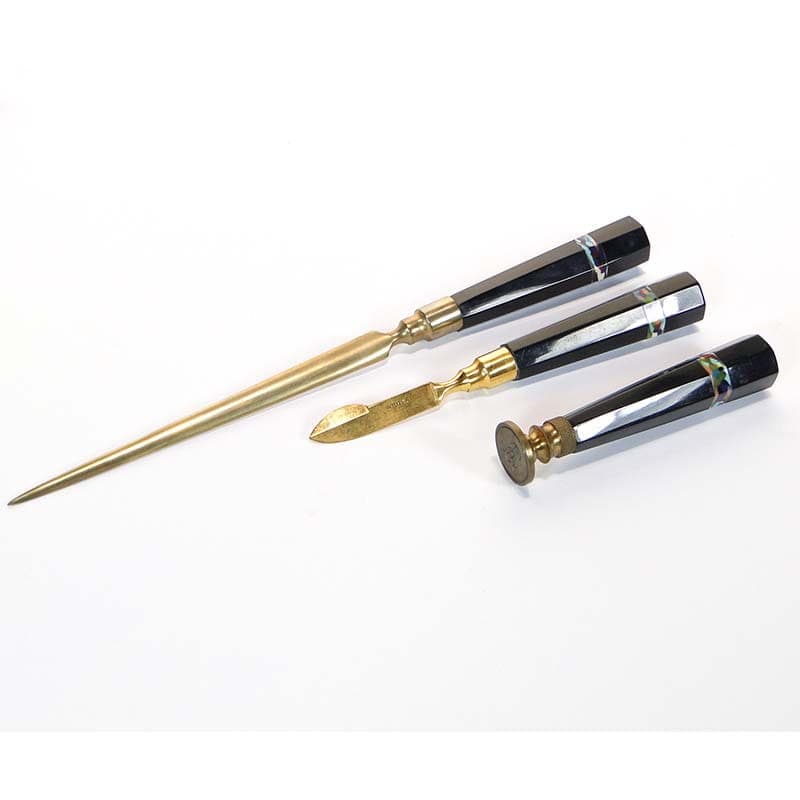 Writing set Art Deco, multicolor bakelite, Germany, 1920s. - 173958