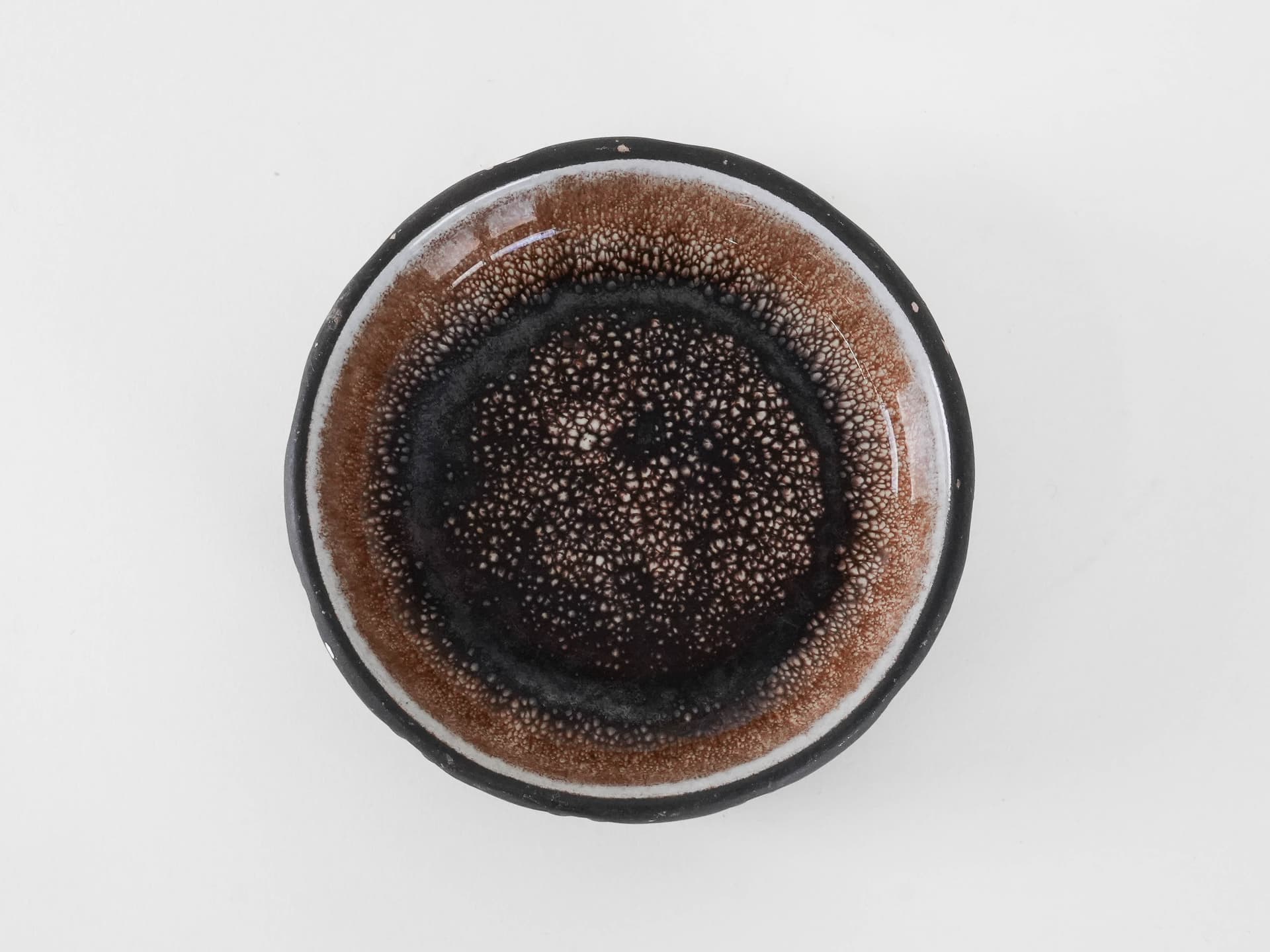 Decorative bowl, black ceramic, Frank Keramik, Denmark, 1960s. - 173965