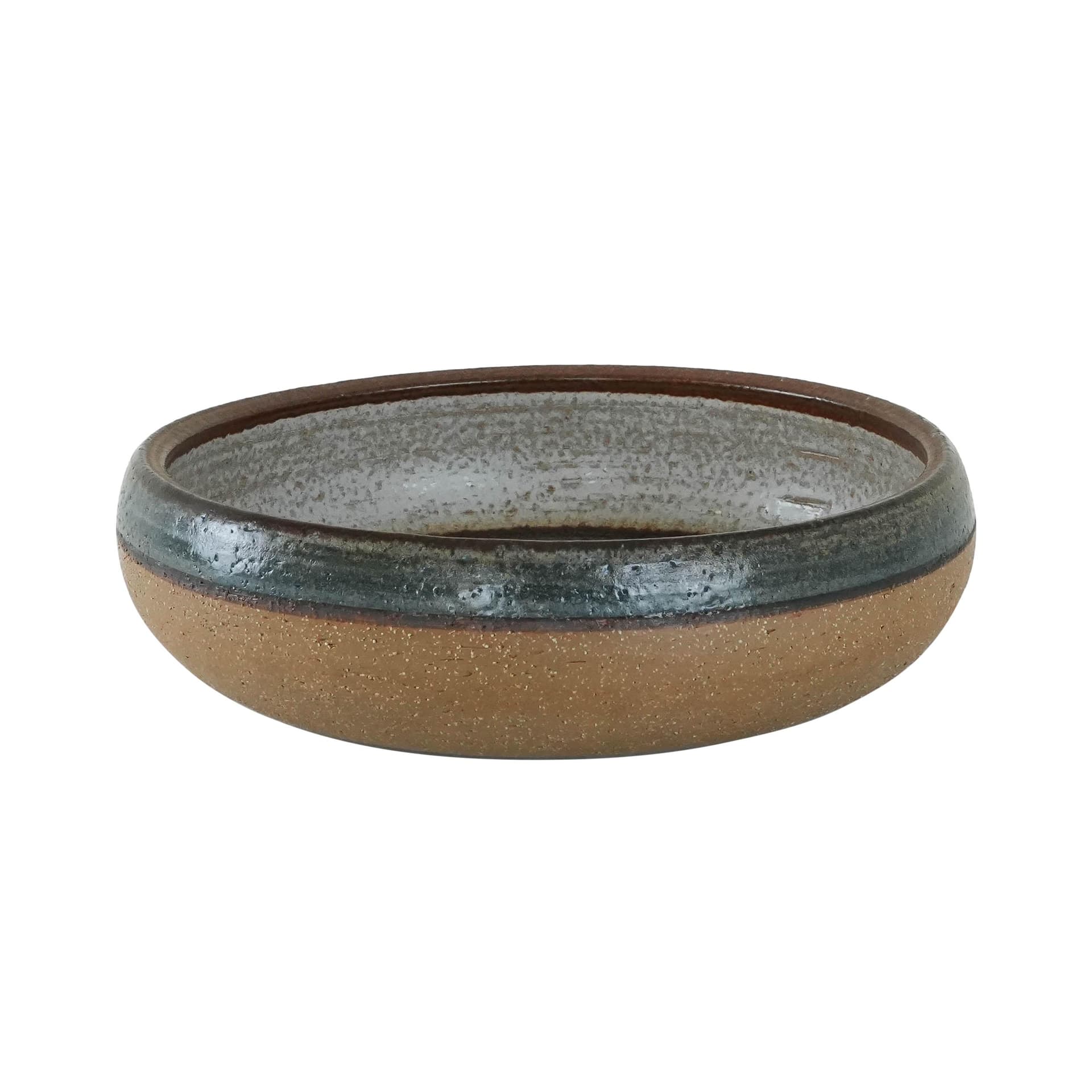 Bowl Erika, light brown stoneware, by N. Backhausen, P. Brandborg, Søholm, Denmark, 1970s. - 174019