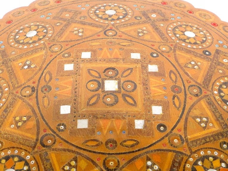 Duże cylindryczne pudełko huculskie z poł. XX w - 174083