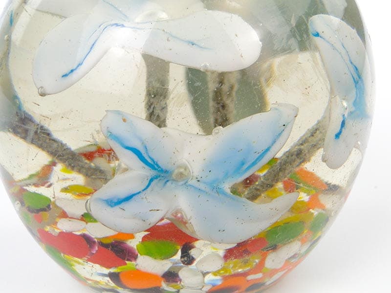 Przycisk do papieru kryształowy transparentny, szkło, Polska, XIX w. - 174086