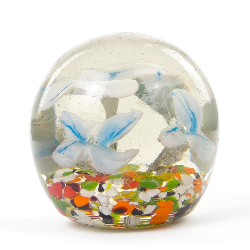 Przycisk do papieru kryształowy transparentny, szkło, Polska, XIX w. - 174089