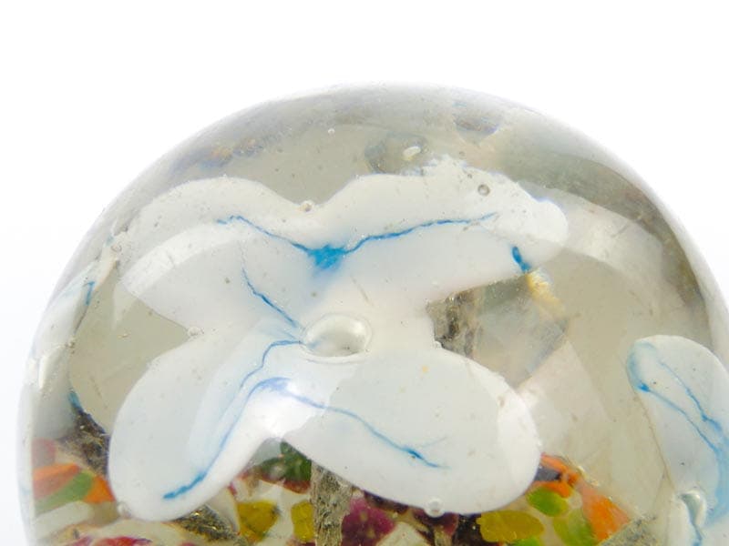 Przycisk do papieru kryształowy transparentny, szkło, Polska, XIX w. - 174087