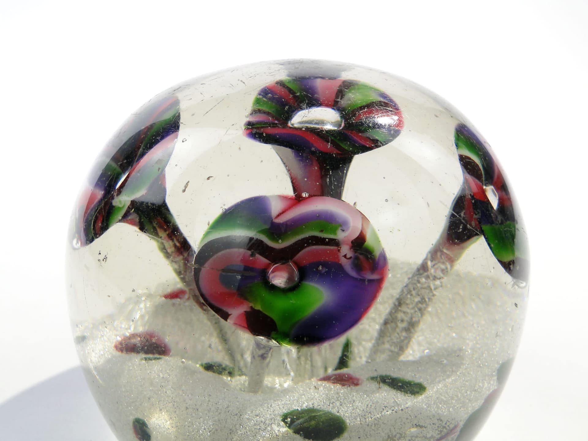Paperweight, transparent crystal glass, Silesia, Poland, 19th c. - 174104