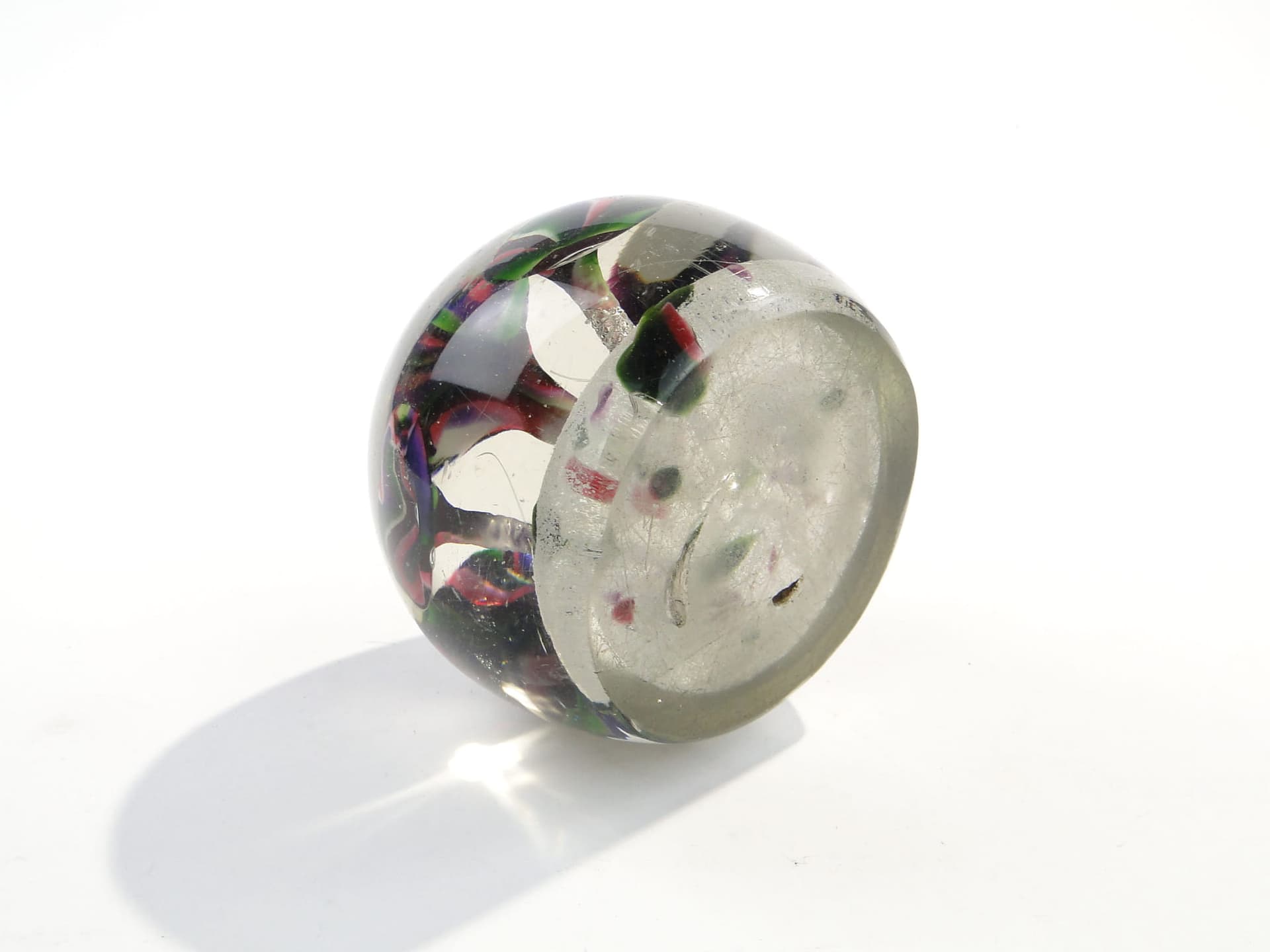 Paperweight, transparent crystal glass, Silesia, Poland, 19th c. - 174105