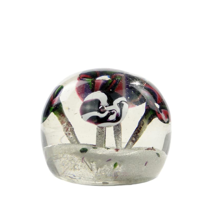 Paperweight, transparent crystal glass, Silesia, Poland, 19th c.