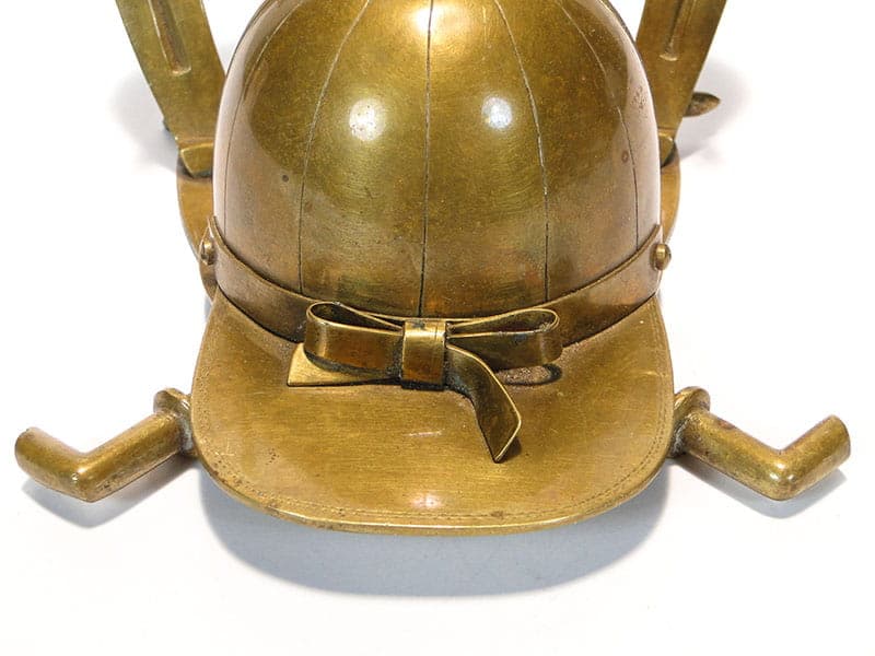 Desk inkwell, equestrian motif, gilt bronze, Poland, Art Nouveau, 19th c. - 174152