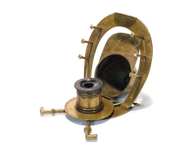 Desk inkwell, equestrian motif, gilt bronze, Poland, Art Nouveau, 19th c. - 174149