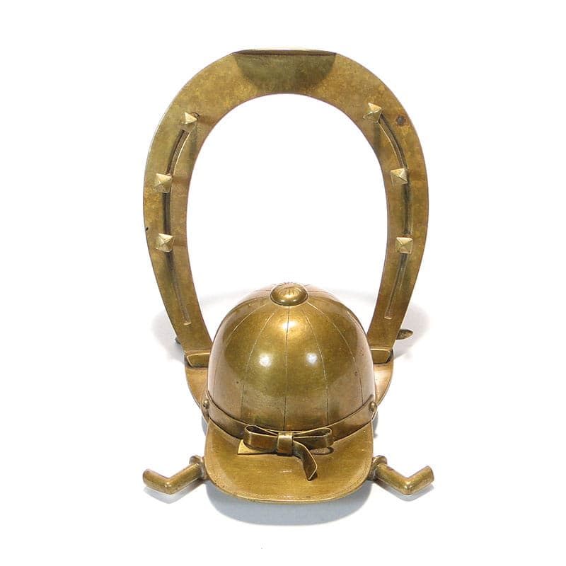 Desk inkwell, equestrian motif, gilt bronze, Poland, Art Nouveau, 19th c. - 174159