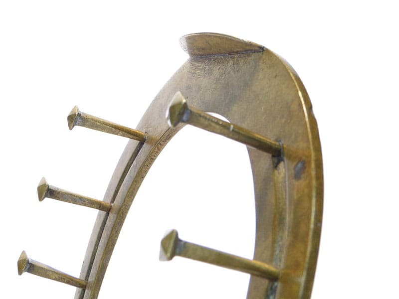 Desk inkwell, equestrian motif, gilt bronze, Poland, Art Nouveau, 19th c. - 174148