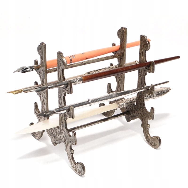 Postument na pióra, srebrny, metal, Polska, XIX w. - 174164