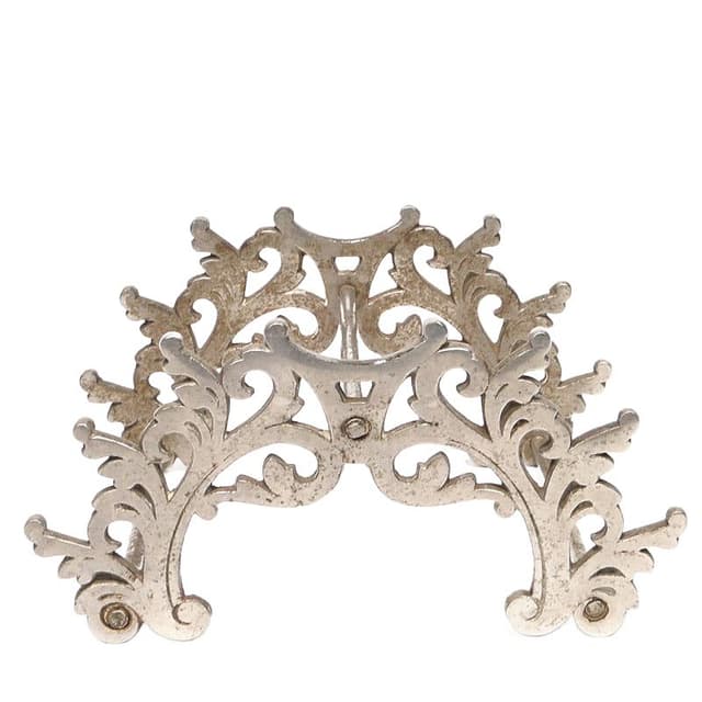 Neo-baroque pen stand, silver, metal, Poland, early 20th c. - DIMENSION