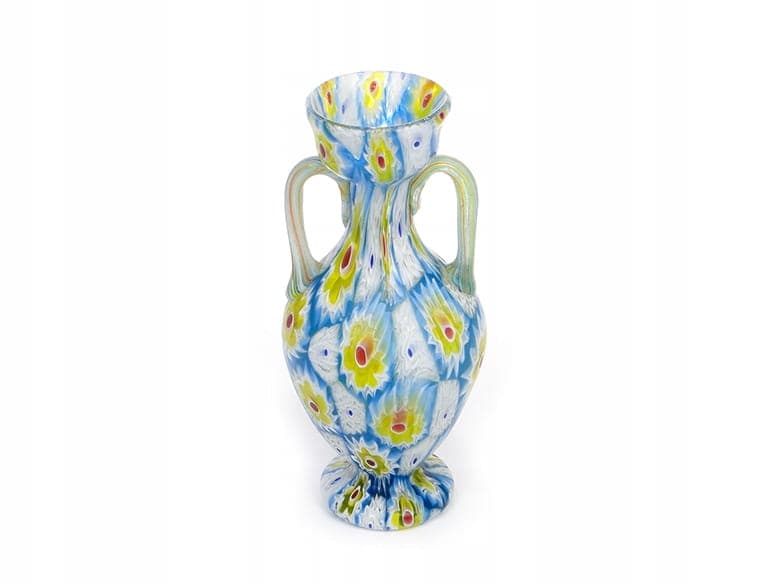 Millefiori vase, Murano, multicolor, glass, Fratelli Toso, Italy, early 20th c. - 174193