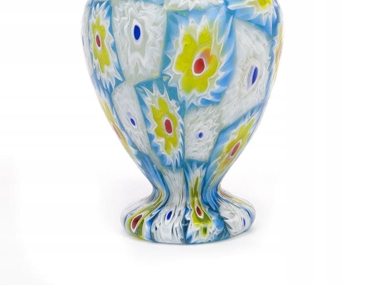Millefiori vase, Murano, multicolor, glass, Fratelli Toso, Italy, early 20th c. - 174191