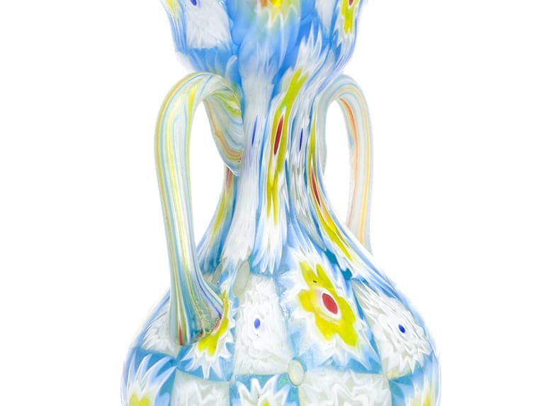 Millefiori vase, Murano, multicolor, glass, Fratelli Toso, Italy, early 20th c. - 174188