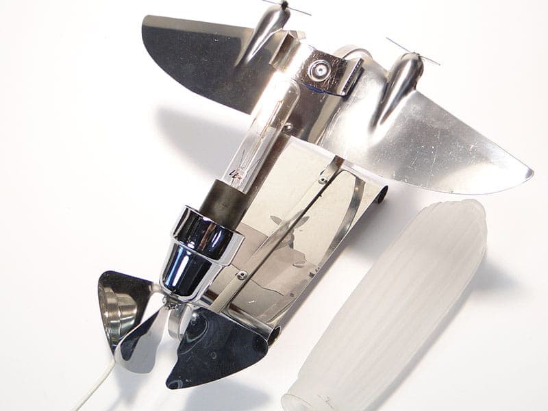 Lampa stołowa ze śmigłowcem, Czechosłowacja lata 60. - 174263