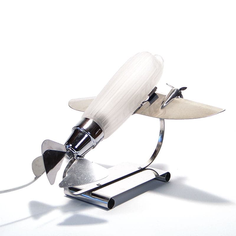 Lampa stołowa ze śmigłowcem, Czechosłowacja lata 60. - 174256
