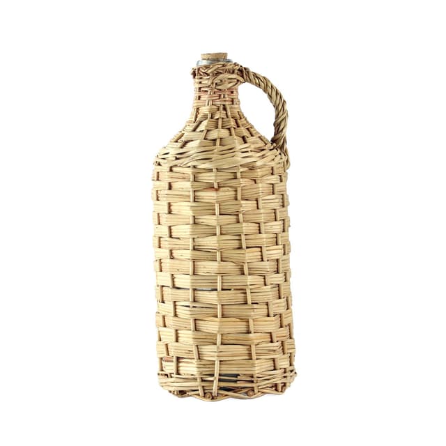 Demijohn, beige, Czechoslovakia, 1950s - DIMENSION