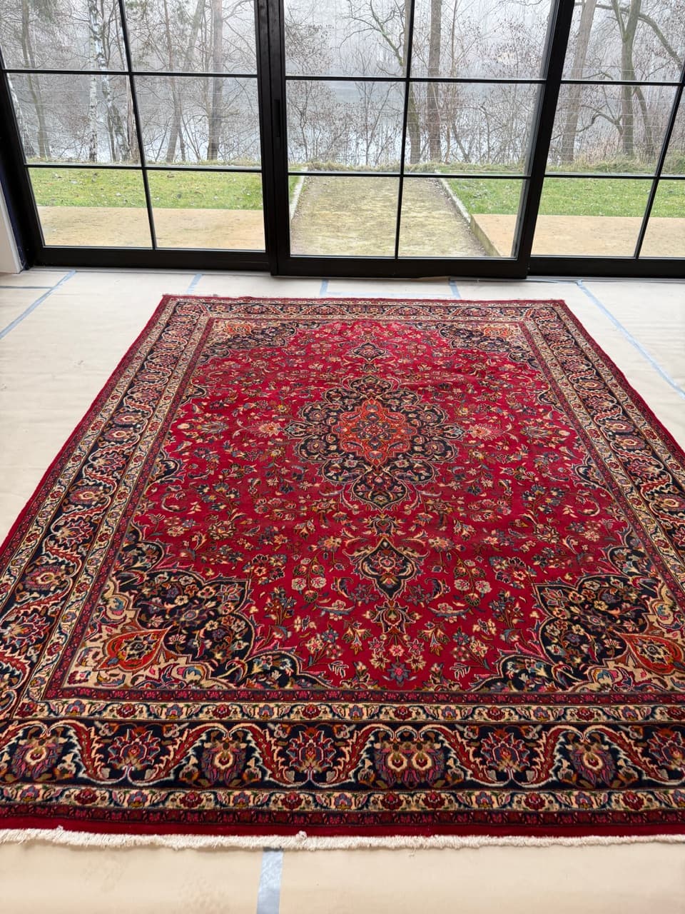 Nowy VINTAGE Dywan Wełniany Perski Iran Keshan 390x290 - 174569