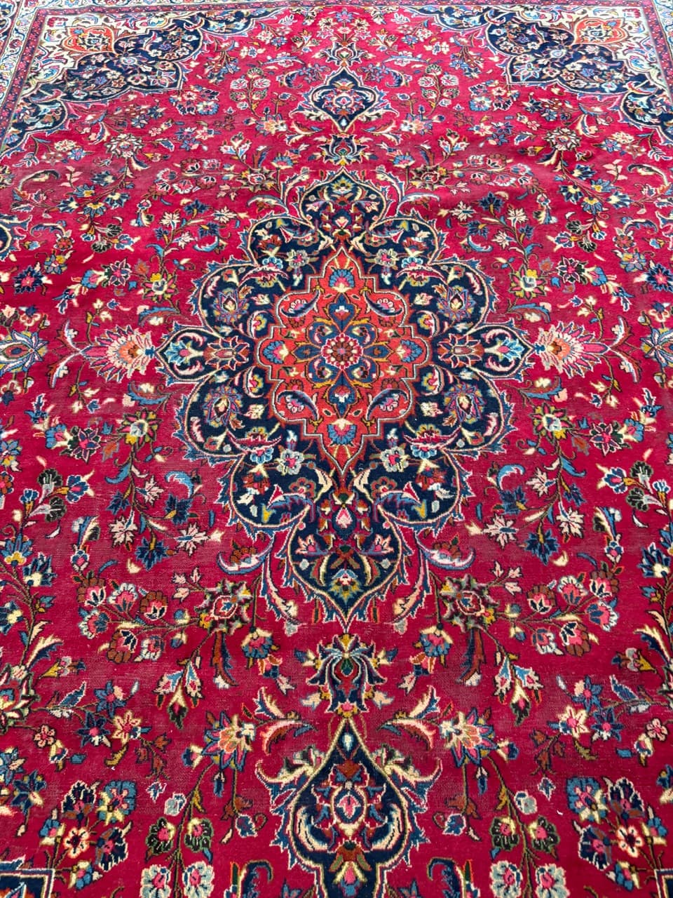 Nowy VINTAGE Dywan Wełniany Perski Iran Keshan 390x290 - 174571