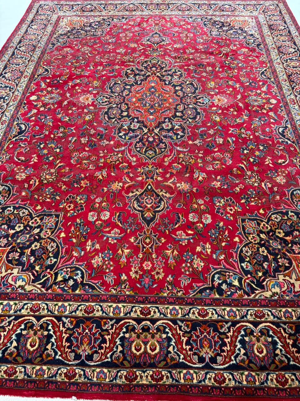 Nowy VINTAGE Dywan Wełniany Perski Iran Keshan 390x290 - 174575