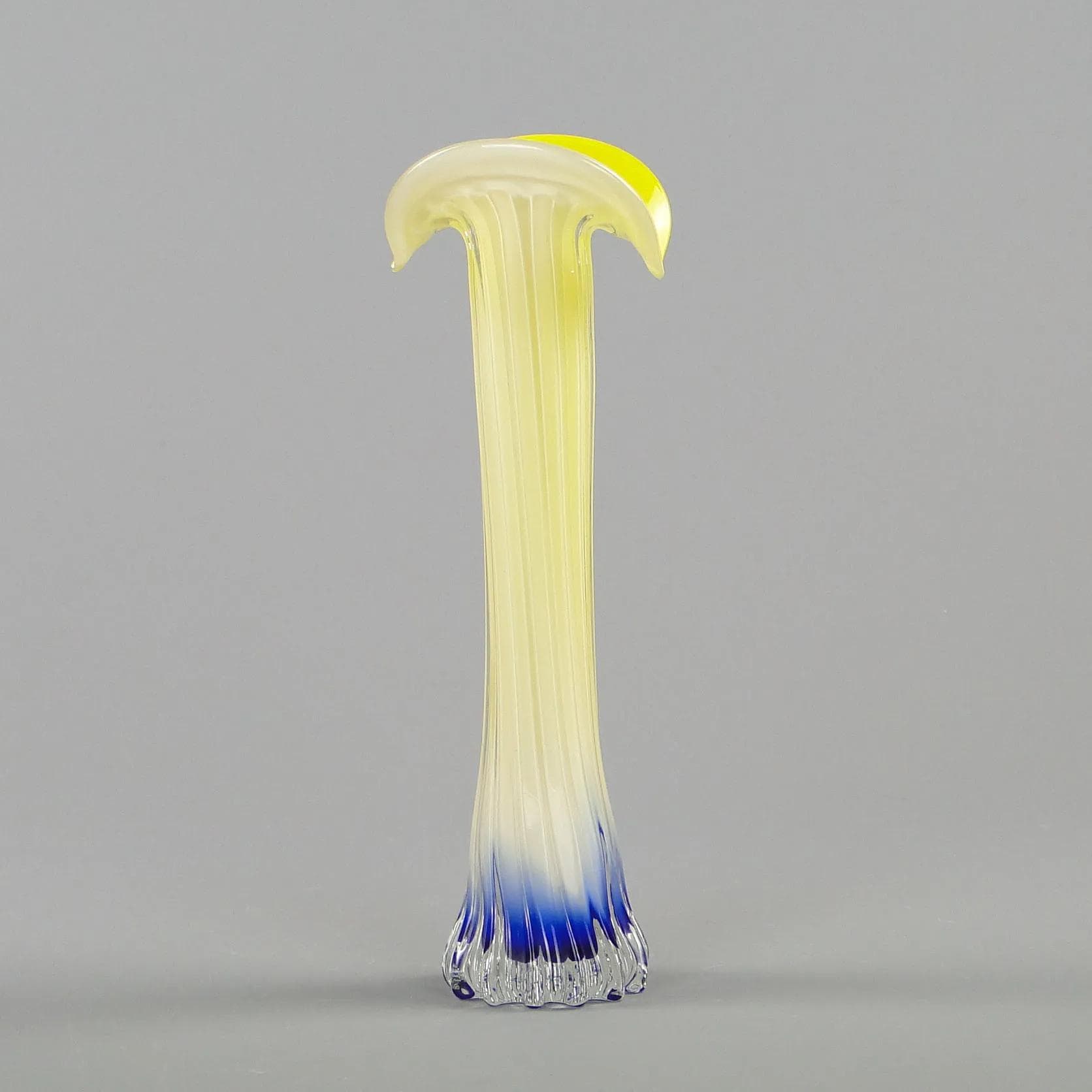 Wazon Kalia, multikolor, szkło, Włochy, lata 70. - 11746