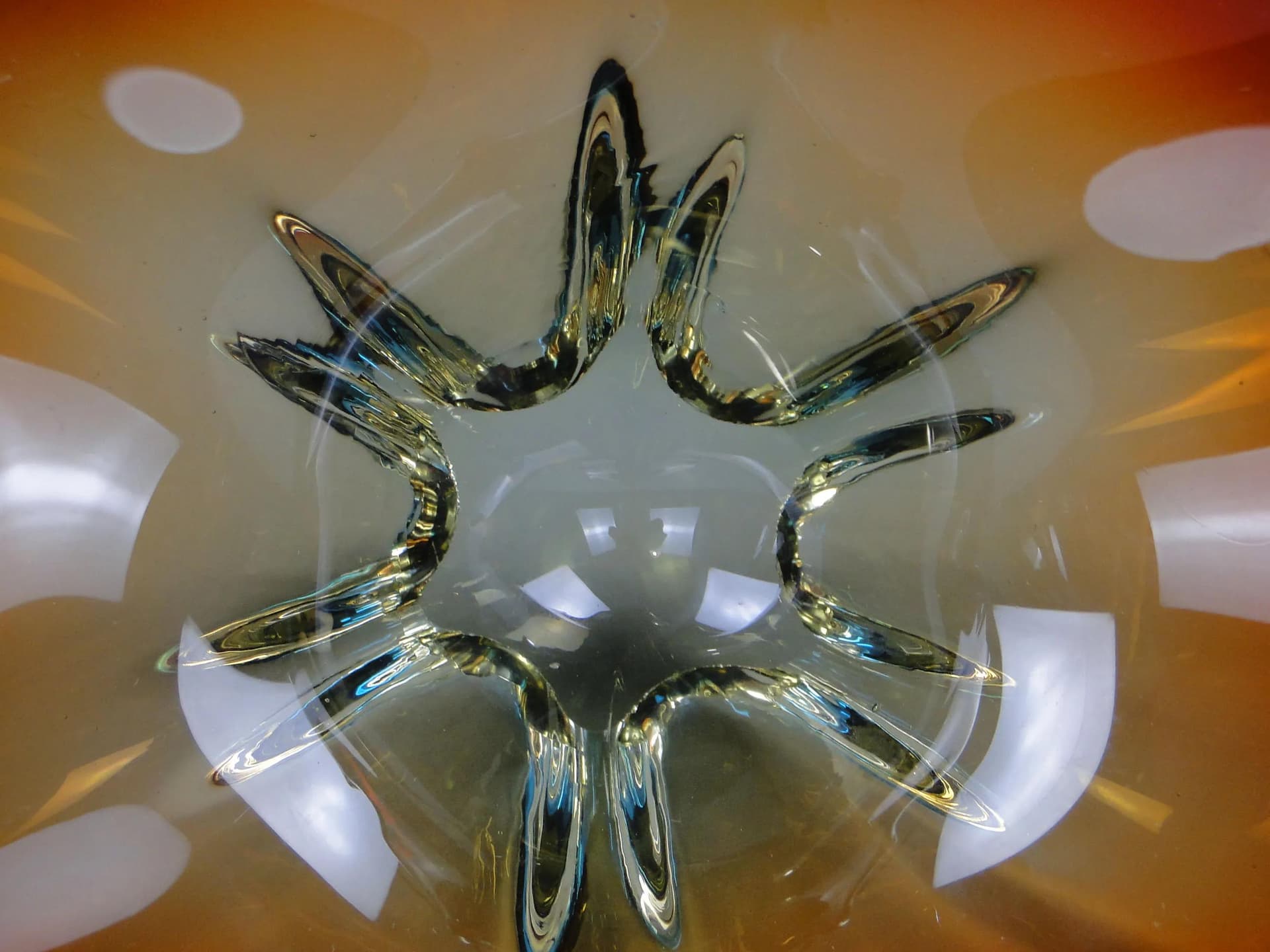 Bowl Mandruzatto, multicolor crystal, Murano, Italy, 1950s - 11733