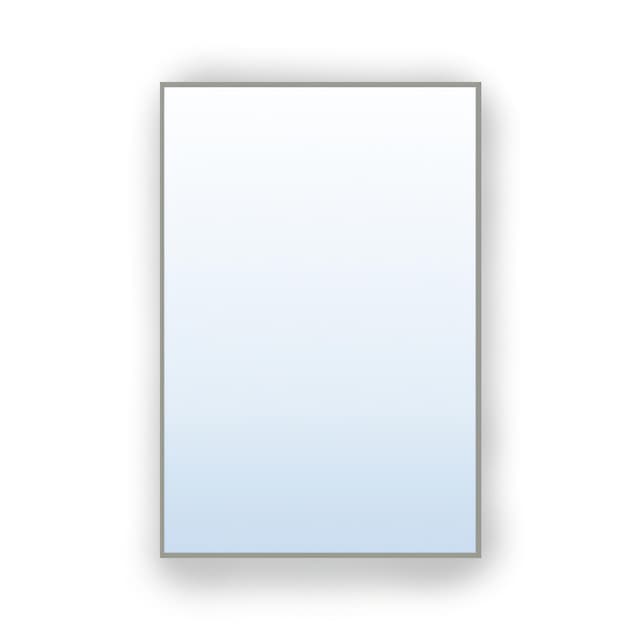 Rectangular mirror Tiny Border Straight 90x60 cm, silver, Baltica - DIMENSION