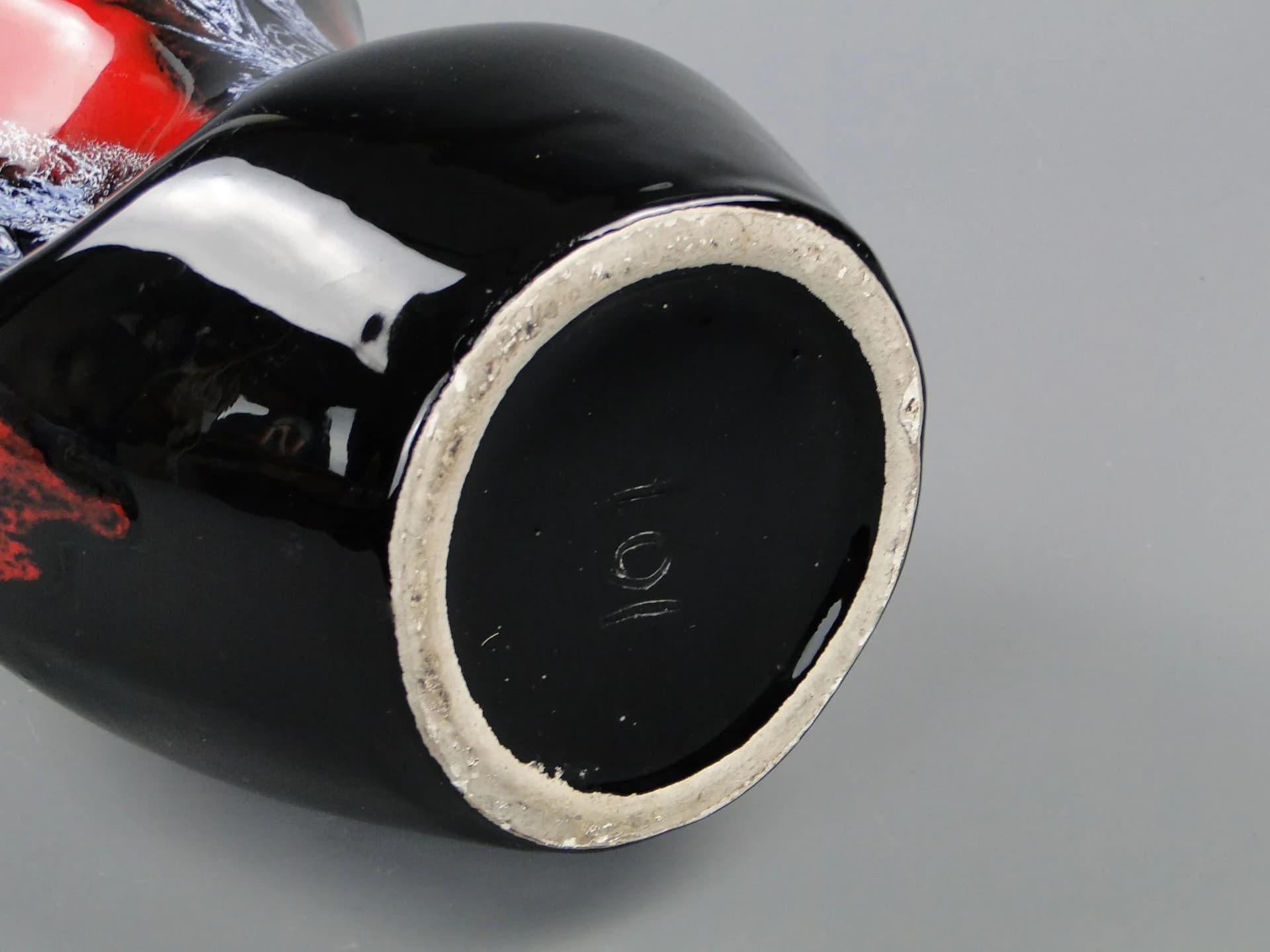 Wazon, Vallauris, ceramika multikolor, Francja, lata 60. - 11813