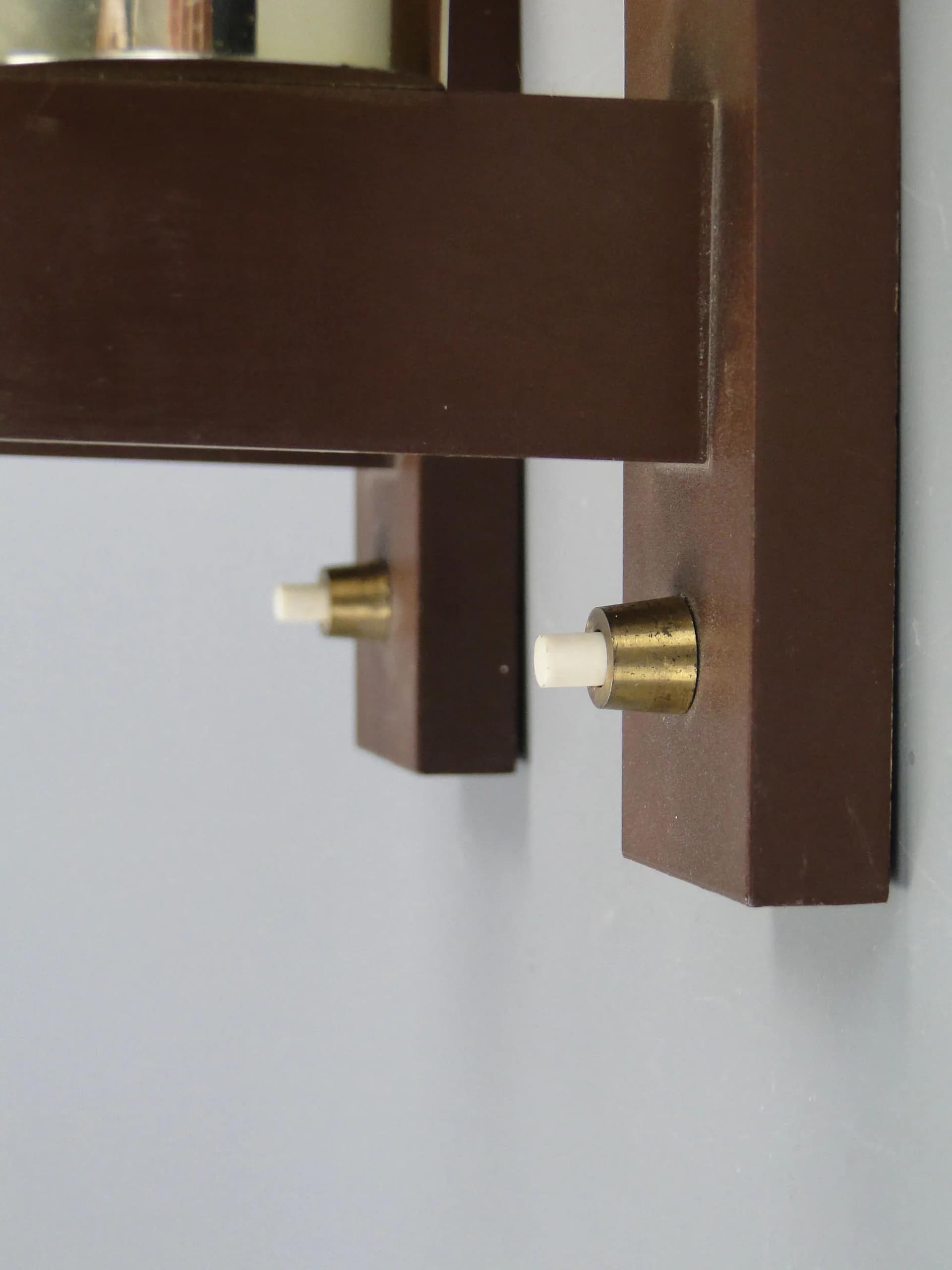 Brązowe modernistyczne kinkiety ścienne, Niemcy, lata 60. - 11784