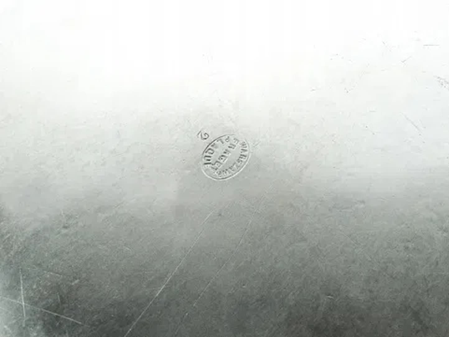 Biedermeier platter, silver-plated brass, Poland, 19th c. - 175241