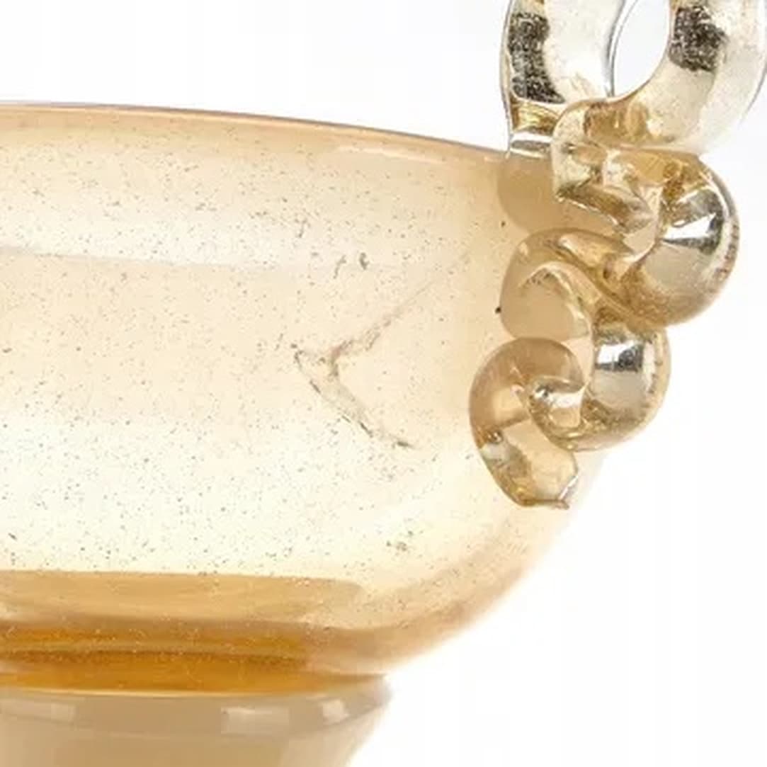 Modernist vase, glass, by J. Słuczan-Orkusz, Poland, 1970s. - 175411