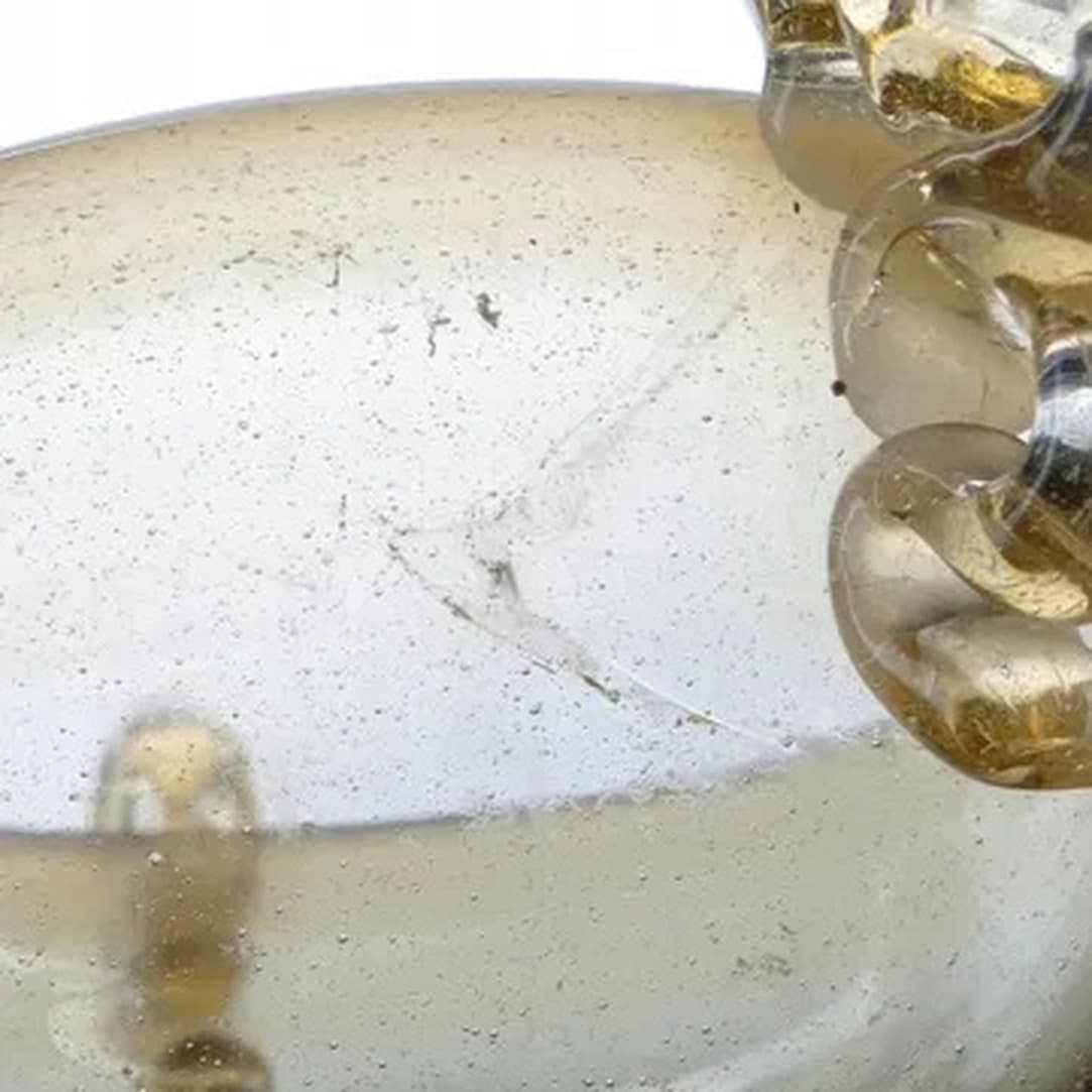 Modernist vase, glass, by J. Słuczan-Orkusz, Poland, 1970s. - 175410