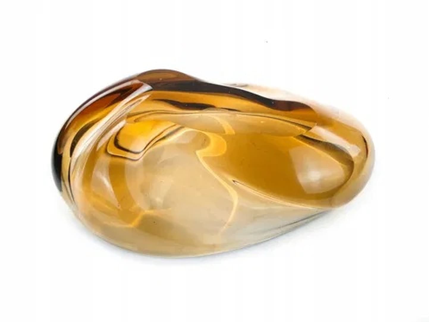 Murano Sommerso centerpiece, glass, by F. Poli, Italy, 1950s. - 175435