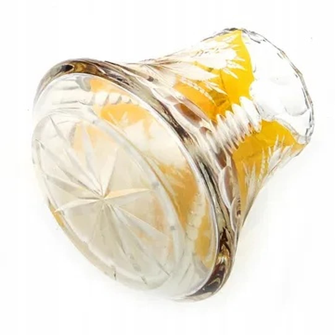 Rose vase, mid-century modern, glass, Poland, 1970s. - 175500