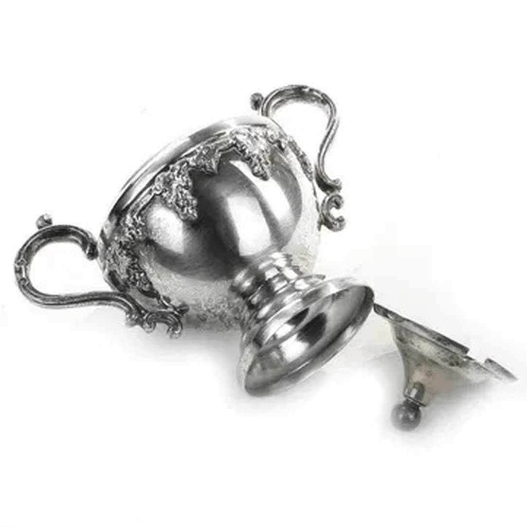 Art Nouveau sugar bowl, silver-plated brass, Germany, early 20th c. - 175529