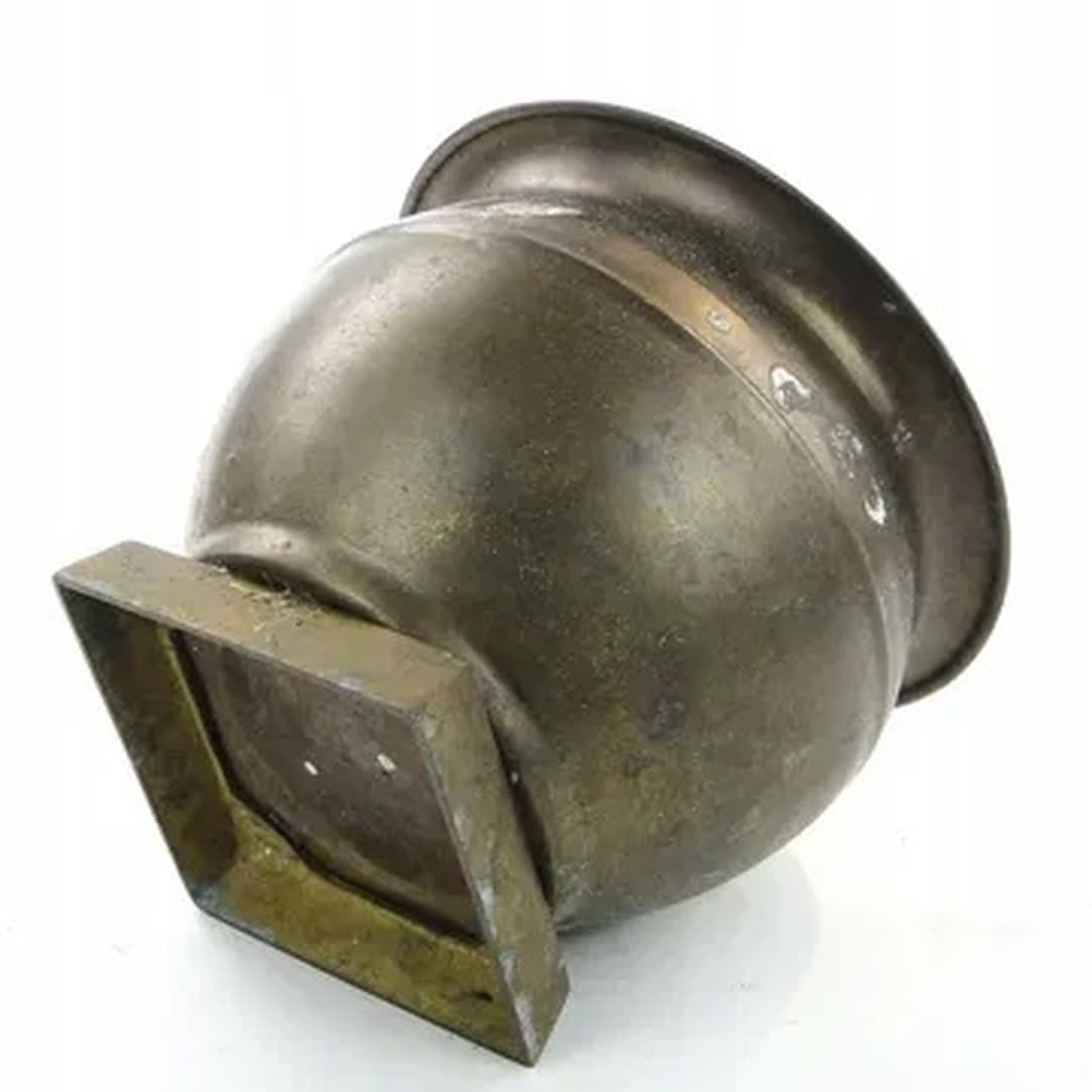 Art Deco planter cover, tin, Poland, 1970s. - 175535