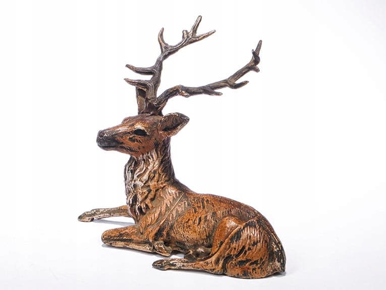 Figura jelenia, polichromowana, Austria 1900 - 175877