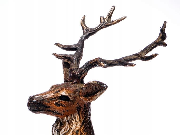 Figura jelenia, polichromowana, Austria 1900 - 175875