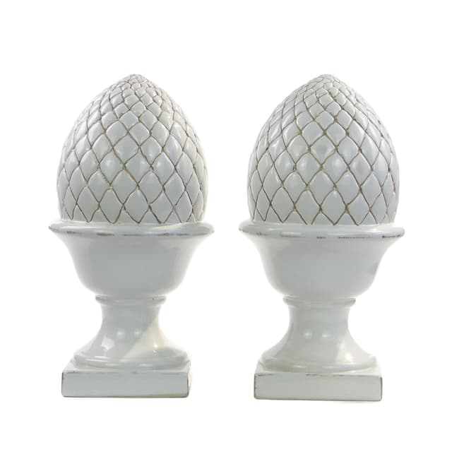 Para dekoracyjnych karczochów ceramicznych, Francja - WYMIARY