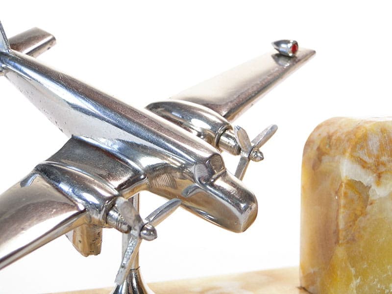 Ramka na zdjecie z modelem samolotu w stylu Art deco, lata 20. - 175952