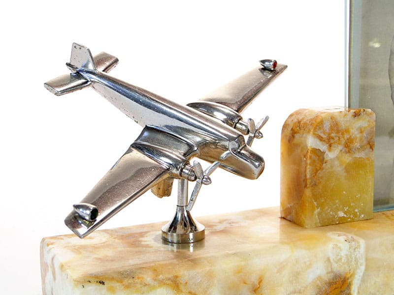 Ramka na zdjecie z modelem samolotu w stylu Art deco, lata 20. - 175953