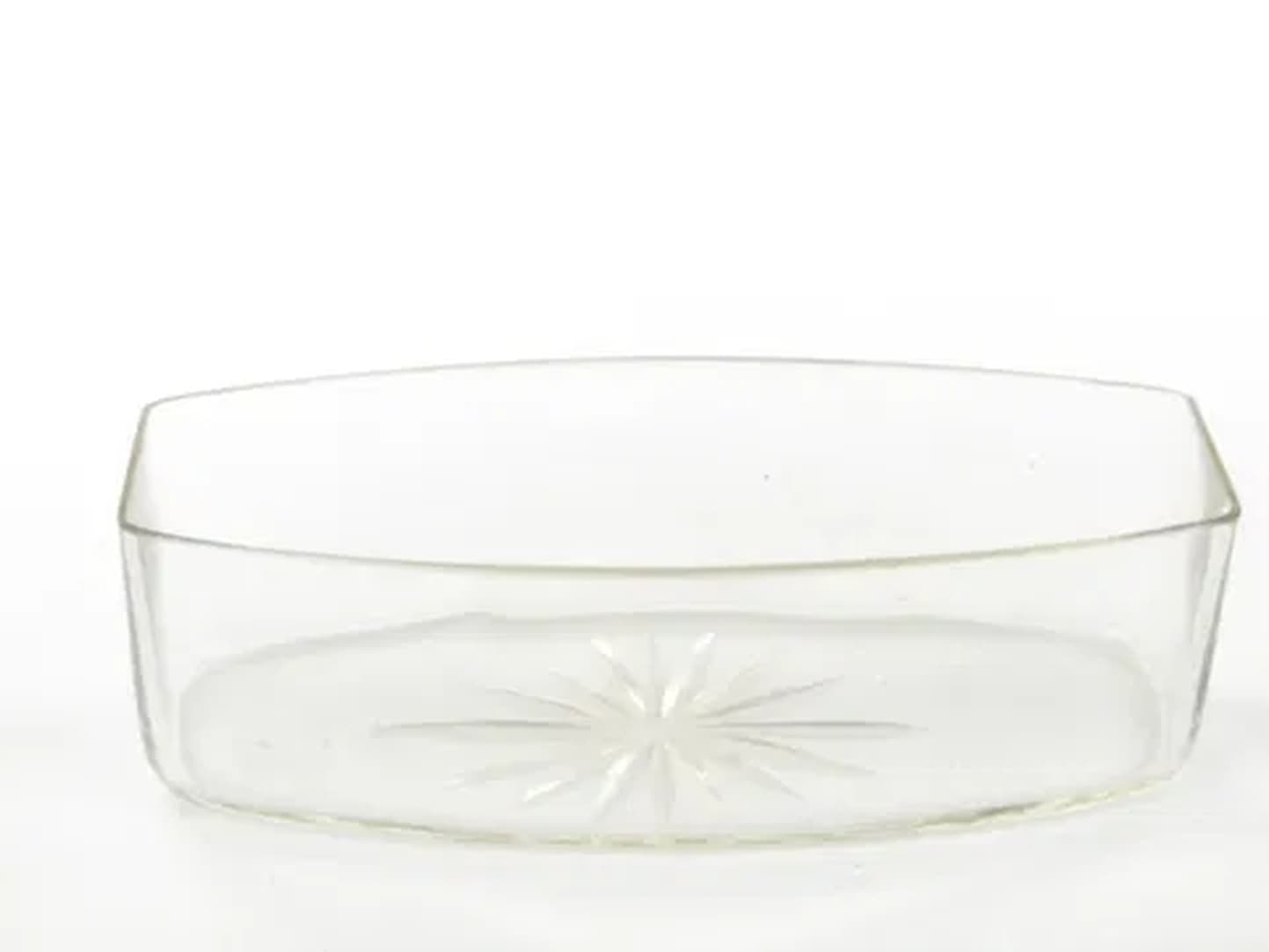 Art Deco jardiniere, silver-plated brass, glass, Germany, 1930s. - 175996