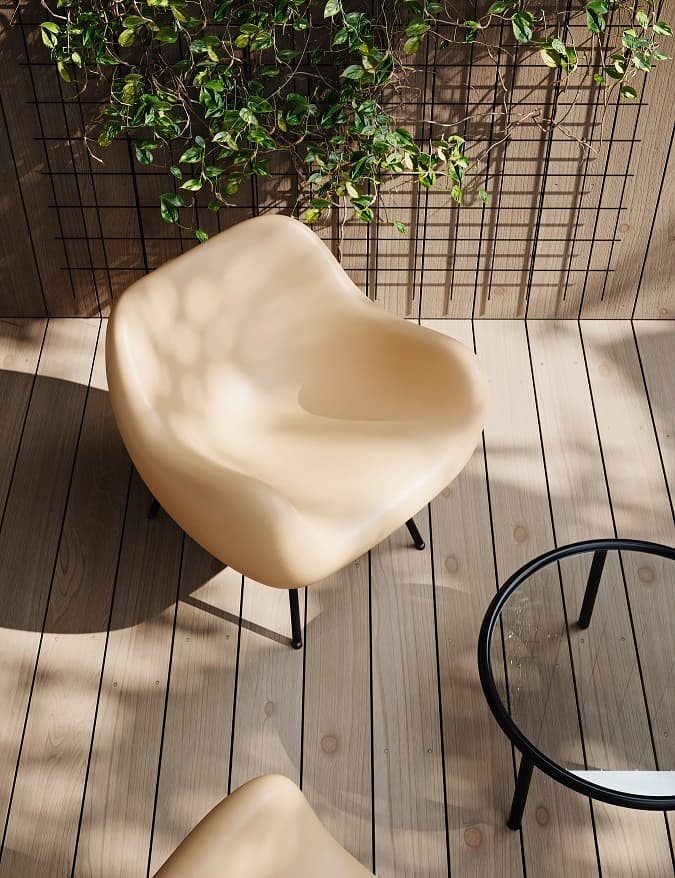 Armchair RM58 Matte Beige (RAL1001) - 1294