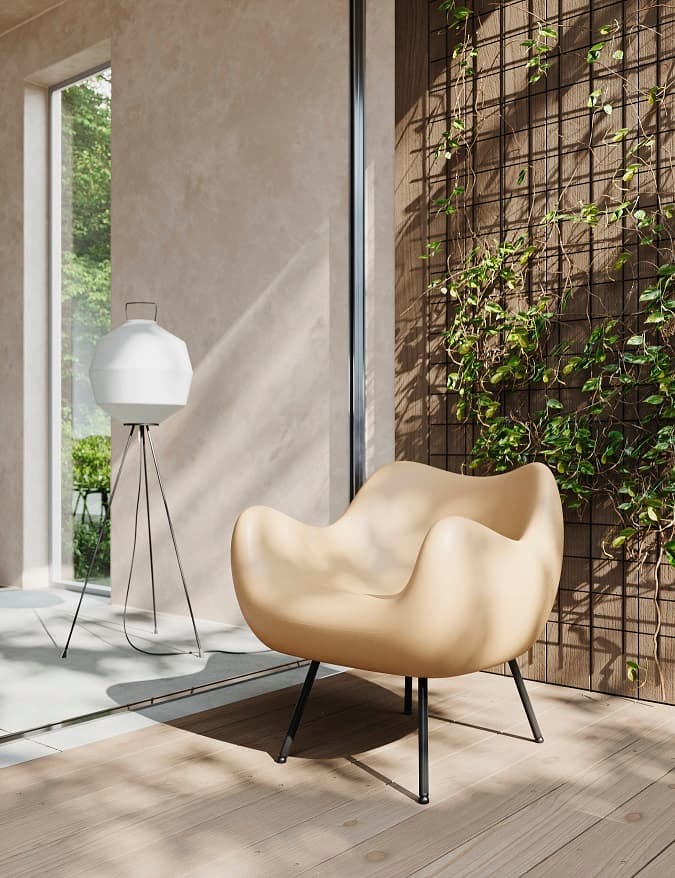 Armchair RM58 Matte Beige (RAL1001) - 1295