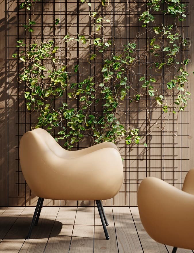 Armchair RM58 Matte Beige (RAL1001) - 1296